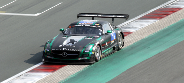 Hankook 24 h von Dubai: Podiumserfolg für Black Falcon nach wahrer Berg- und Talfahrt!