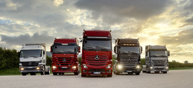 25 Jahre Mercedes Actros: Seit einem Vierteljahrhundert schwer in Ordnung