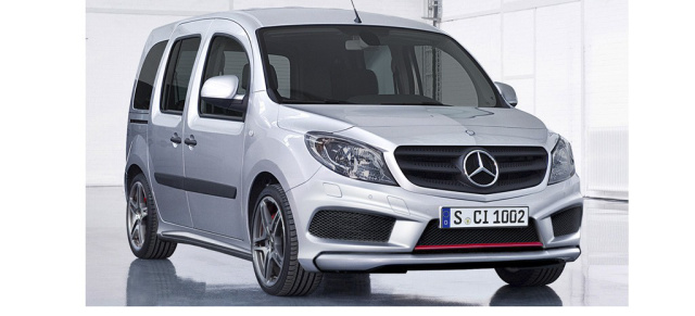 Leider geil: Vision von einem Mercedes Citan AMG: Freier Grafiker entwirft Sportversion vom neuen Stadtlieferwagen mit Stern.
