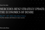 Save the Date: Mercedes-Benz Strategie Update: The economics of desire