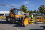 Unimog und die 4. Deutschen Schneepflugmeisterschaft: Mit dem Unimog wird abgeräumt
