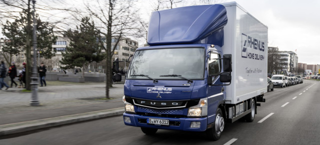 Elektrische Daimler-Nutzfahrzeuge : Erste vollelektrische Lkw aus Serienproduktion - FUSO eCanter - in Kundenhand in Europa 