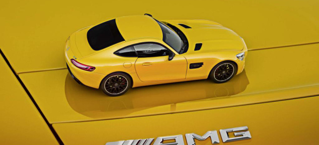 Kleiner Autotraum: Mercedes-AMG GT Modellauto: Mercedes-Benz Collection präsentiert Mercedes-AMG GT als Miniaturmodell