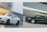 Doppeltes Flottchen: Verkaufsfreigabe für S 500 4MATIC Coupé und S 63 AMG 4MATIC : Die beiden Coupé-Träume mit Stern sind ab sofort bestellbar
