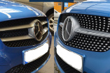 Diamantgrill für die A-Klasse zum Nachrüsten!: Kunzmann sorgt für elegante Optik am neuen Baby-Benz
