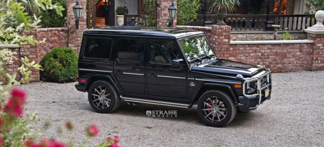 Runde Sache: Mercedes G63 AMG von "Strasse Wheels": Mehr Sportlook nur durch rassige Räder