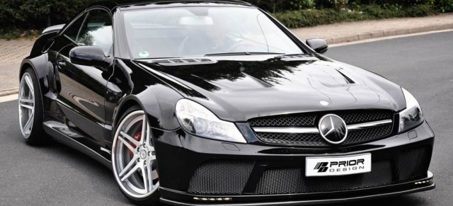  Mercedes-Benz SL R230  Breitbau-Kit: Tuning für den Mercedes Luxusroadster von Prior Design