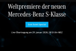 Livestream zur S-Klasse Weltpremiere: Weltpremiere der neuen Mercedes-Benz S-Klasse