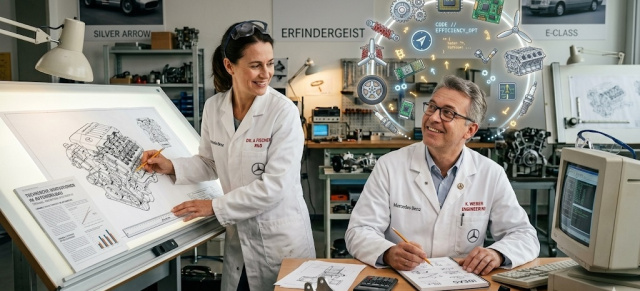 Viele neue Patente 2025 – Autobranche bleibt Innovationstreiber: Bei Mercedes-Benz hörte auch 2025 die Liebe zum Erfinden nie auf