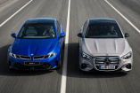 Giganten-Gipfel unter Strom: Erster Technikvergleich: Mercedes-Benz Elektro-C-Klasse gegen BMW i3