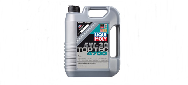 Motoröl mit Sixappeal für Mercedes: LIQUI MOLY Top Tec 4700 5W-30 : LIQUI MOLY erweitert Produktlinien Top Tec für Mercedes-Benz