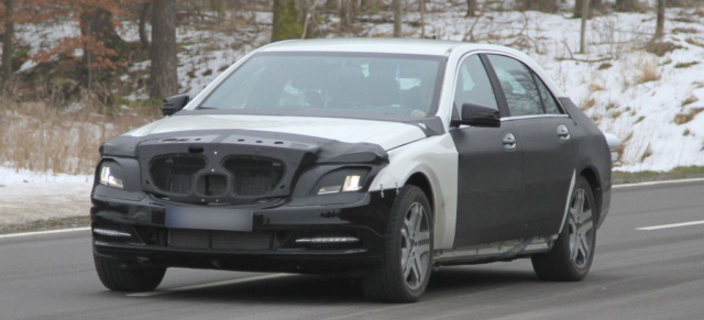 Erwischt: Mercedes S-Klasse Erlkönig: Ein Prototyp der nächsten Generation Mercedes S-Klasse wagte sich ans Tageslicht 