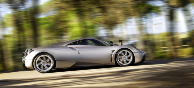 Pagani Supercar Geheimnis gelüftet: Der AMG gepowerte Huayra zeigt sich!: Erste Bilder von dem neuen italienischen Supersportwagen mit 700 PS Motor von Mercedes AMG