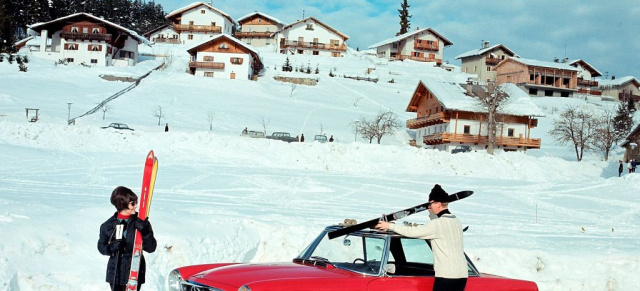 Winter-Wallpaper mit Stern: Computerhintergründe zum Downloaden: Die schönsten Mercedes-Motive im Schnee und smarts natürlich auch