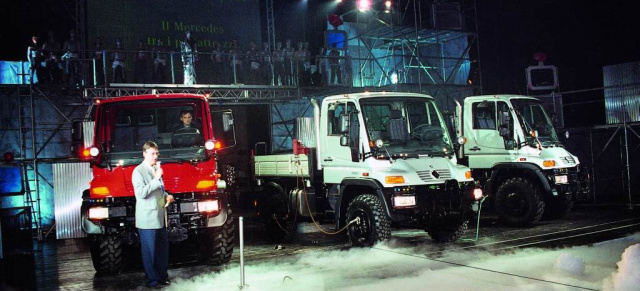 Ein Mercedes-Alleskönner hat Geburtstag: Zehn Jahre Mercedes-Benz Unimog Baureihe U 300  U 500