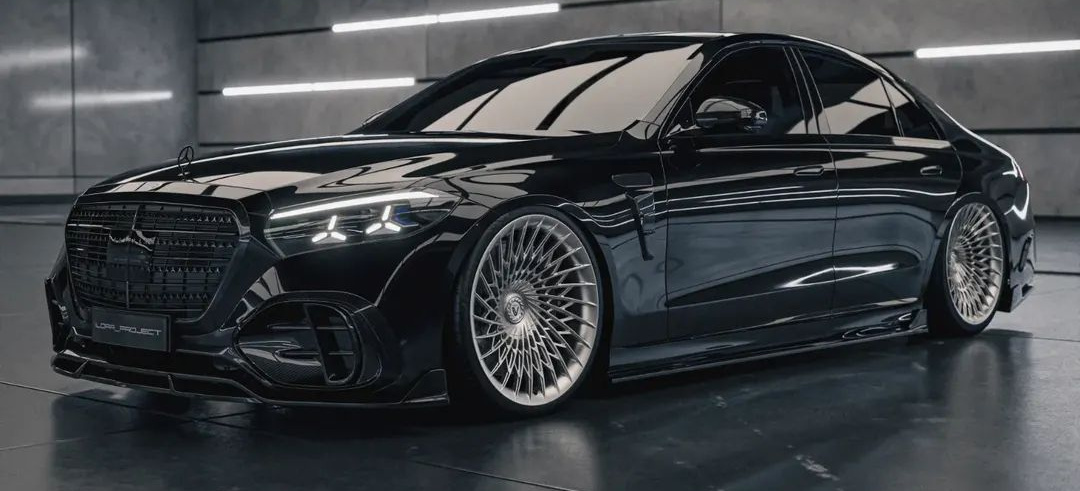 Mercedes-Tuning von morgen: S-Klasse 2027 individuell: Das S-Klasse Facelift kann auch black & better aussehen