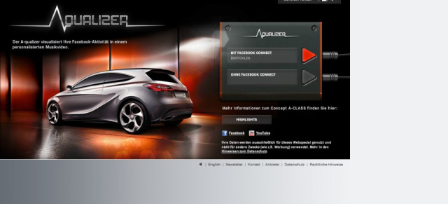 Concept A-Class - der Musikvideo Macher: Social Media goes A-Klasse!