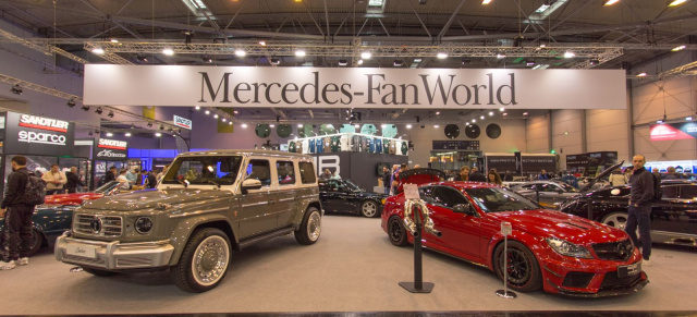 PS-Festival vom 28.11. bis zum 7.12.: 13. Mercedes-FanWorld auf der ESSEN MOTOR SHOW zeigt aufregende Exponate mit Stern