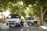 Lasterhafter Musterknabe: Neuer Fuso Canter Euro VI mit 8,55 t zGG: Euro VI- und Euro 5b+-Varianten ab sofort lieferbar
