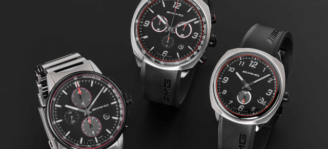 Performance fürs Handgelenk: Das wird Zeit: Drei neuen Uhrenmodelle von Mercedes-AMG