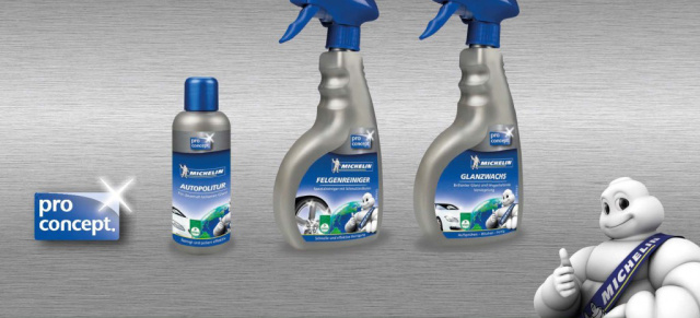 Autopflege mit MICHELIN Pro Concept: Neue Produktserie von dem französischen Konzern -"made in Germany"